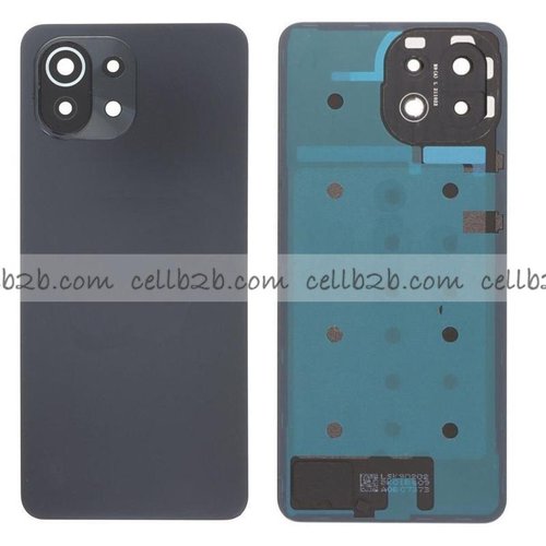 Tapa trasera para Xiaomi Mi 11 Lite 5G Negra ORI CON LENTE