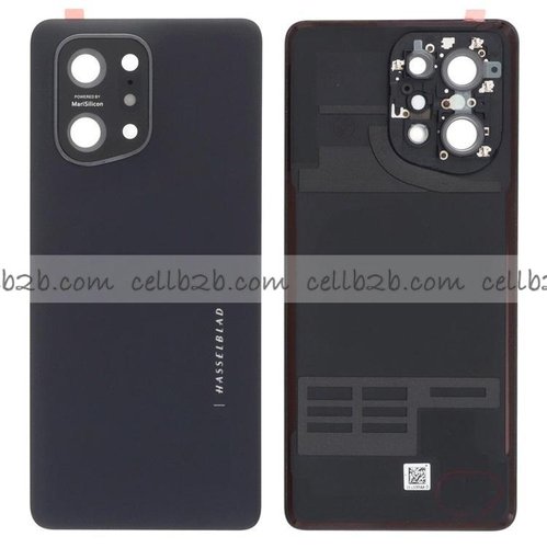 Tapa Trasera OPPO Find X5 Negra CON LENTE