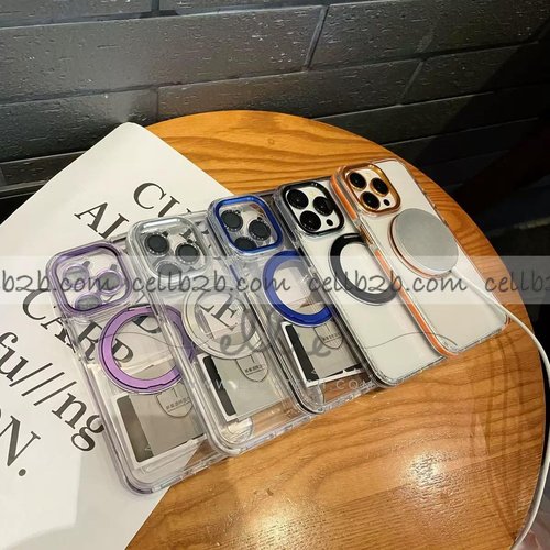 Funda Magnética con Soporte Giratorio 360° + Protector Cámara para iPhone 13/14