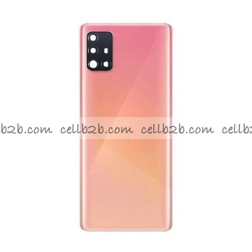 Tapa Trasera Samsung A51 A515 Rosa Material Original CON LENTE