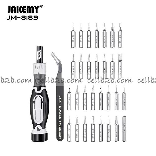 JAKEMY JM-8189A  32 en 1 Juego de Herramientas de Destornillador Cruzado 32 en 1