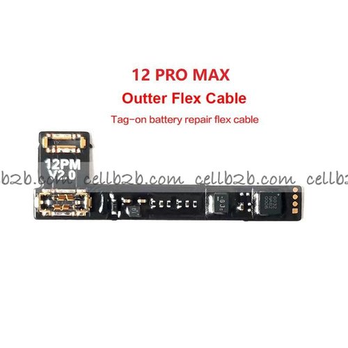 JCID Tag-On Cable Flex de Reparación de Batería para iPhone 12 Pro Max