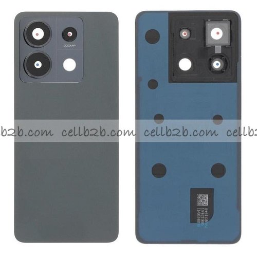 Tapa Trasera Xiaomi Redmi Note 13 Pro 5G Negra Original CON LENTE