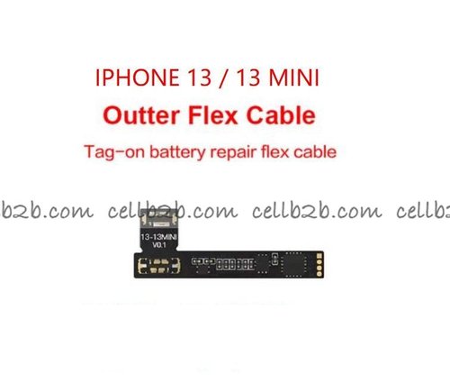 JCID Tag-On Cable Flex de Reparación de Batería para iPhone 13 / 13 Mini