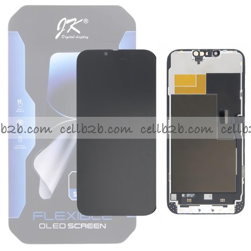 Pantalla iPhone 13 Pro Max JK OLED Soft LCD+Táctil Negra Completa (Control IC Reemplazable)