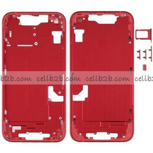 Carcasa Frontal para iPhone 14 Rojo