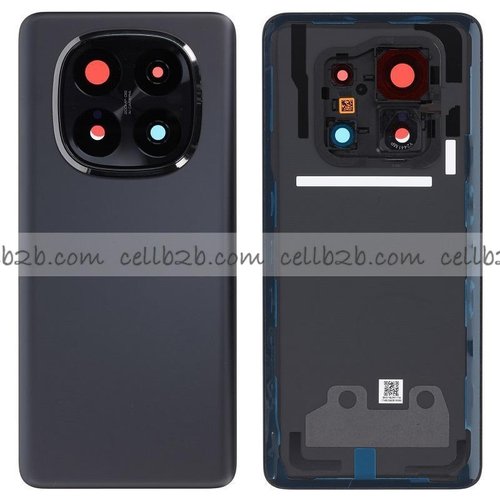 Tapa Trasera para Xiaomi Redmi Note 14 Pro Plus 5G Negra CON LENTE