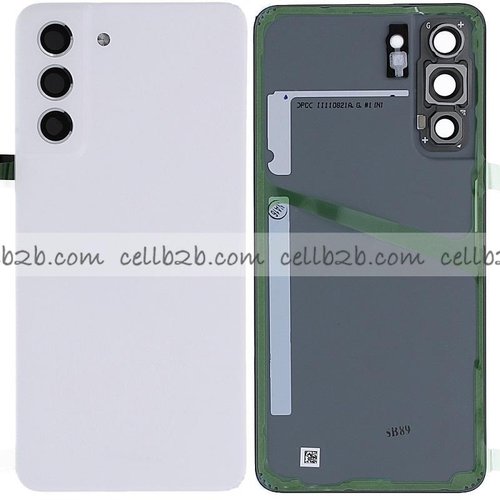 Tapa Trasera Samsung S21 FE 5G G990 Blanca CON LENTE