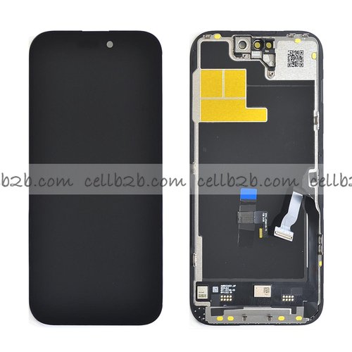 *Pantalla iPhone 14 Pro JK INCELL FHD LCD+Táctil Negra Completa (Control IC Reemplazable)