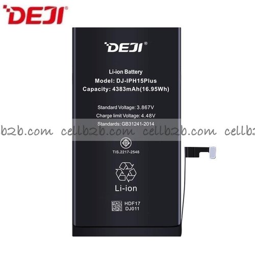 DEJI Batería para iPhone 15 Plus Capacidad Estándar 4383mAh