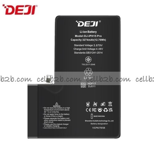 DEJI Batería iPhone 15 Pro Alta Capacidad