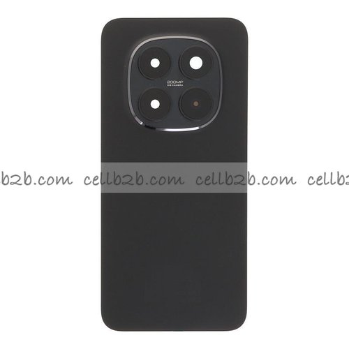 Tapa Trasera para Xiaomi Redmi Note 15 Pro 5G Negra ORI CON LENTE