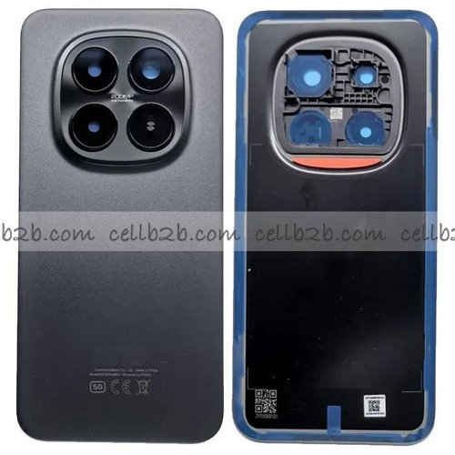 Tapa Trasera para Xiaomi Redmi Note 15 Pro Plus 5G Negra ORI CON LENTE