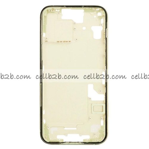 Carcasa Frontal para iPhone 15 Amarillo