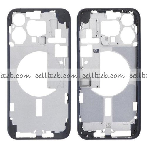 Carcasa Frontal para iPhone 15 Pro Max Azul