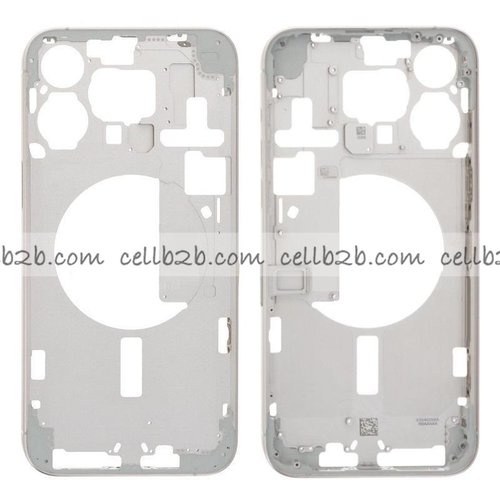 Carcasa Frontal para iPhone 15 Pro Max Blanco