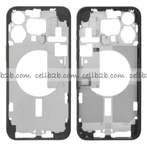 Carcasa Frontal para iPhone 15 Pro Max Negro
