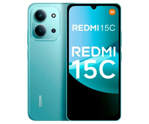 *Móvil Xiaomi Redmi 15C 4G 256GB Mint Green EU