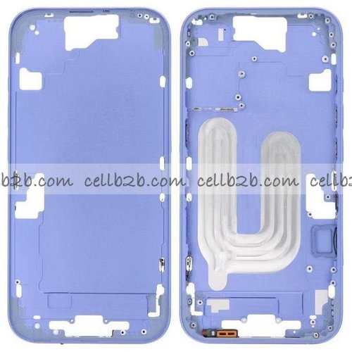 Carcasa Frontal para iPhone 16 Azul
