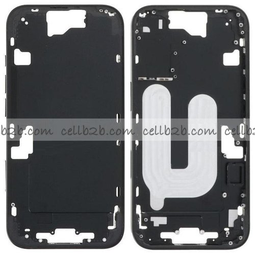 Carcasa Frontal para iPhone 16 Negra