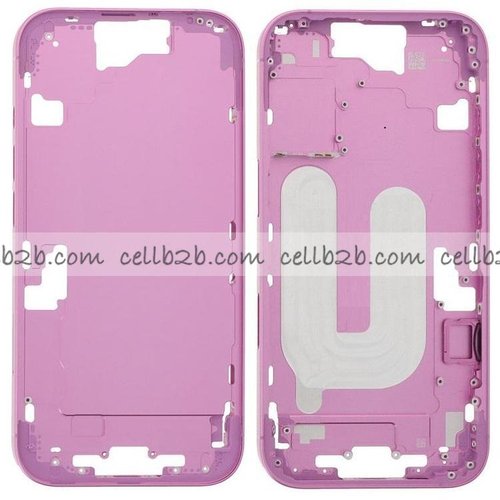 Carcasa Frontal para iPhone 16 Plus Rosa