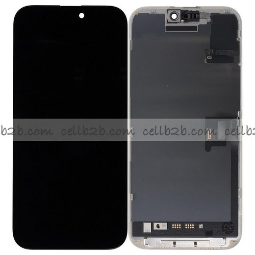 Pantalla iPhone 16 Pro Max DD OLED Dura LCD+Táctil Negra Completa (Control IC reemplazable)