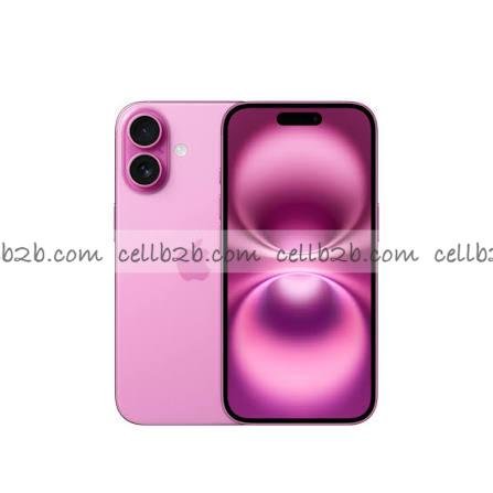 *Móvil iPhone 16 - 128GB Rosa Grado A, Salud de Batería 90%+ SIM Física (USADO)