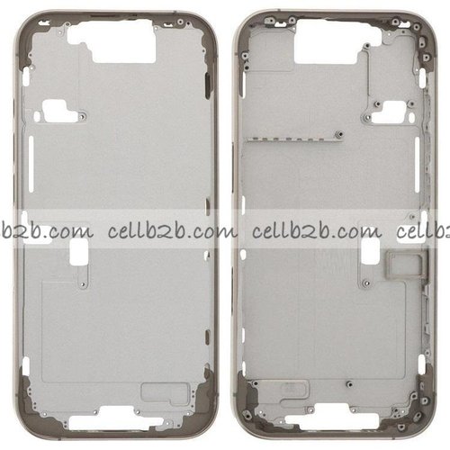 Carcasa Frontal para iPhone 16 Pro Titanic Natural