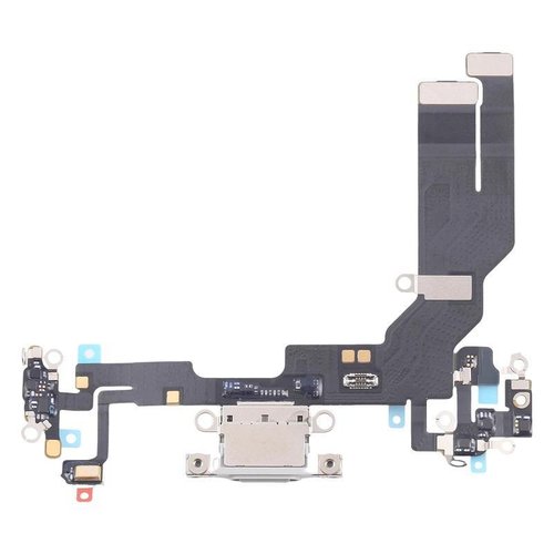 Flex de Carga para iPhone 16E Blanco Original Desmontaje