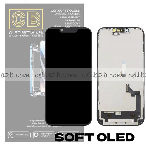 Pantalla « CB SOFT OLED » iPhone 16e Control IC Reemplazable LCD+TACTIL Completo