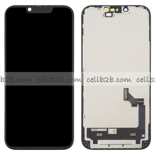 Pantalla iPhone 16E DD OLED Soft LCD+Táctil Negra Completa (Control IC reemplazable)