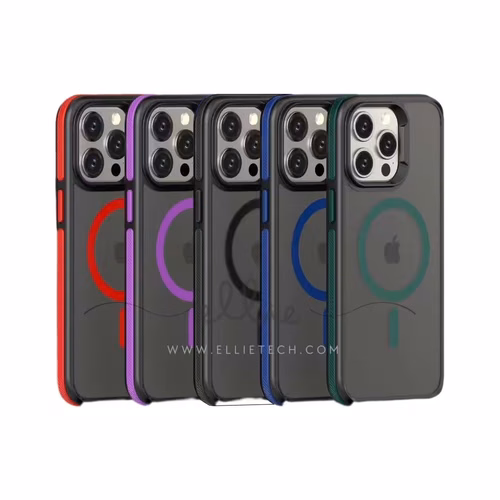 Funda Mate Magsafe de Dos Tonos para iPhone 15 Pro Max
