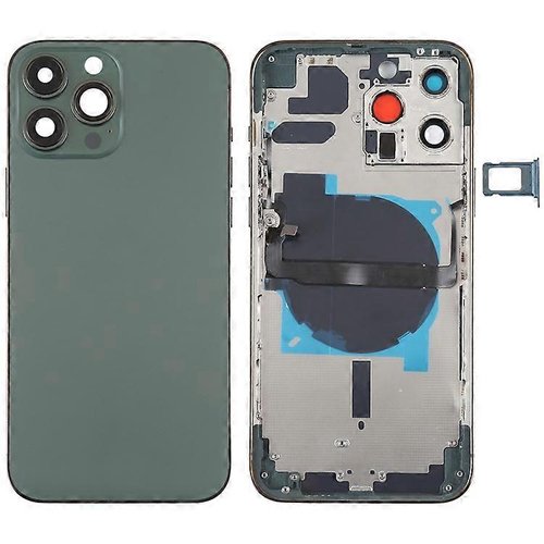 Tapa Chasis iPhone 13 Pro Max Verde Con Recambios