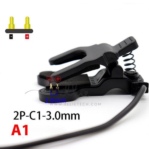 Cargador de Reloj X6 Tipo Clip para 2 Pines 3.0mm Interior Positivo