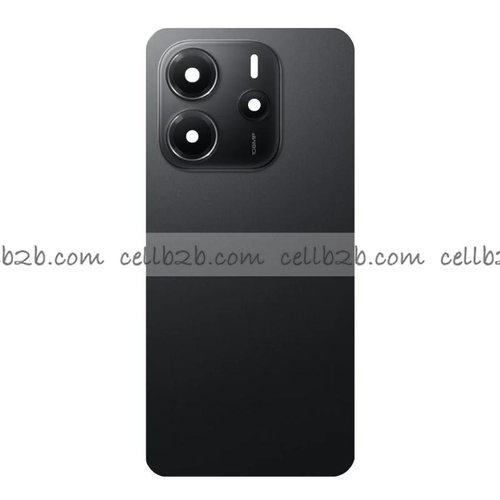 Tapa Trasera para Xiaomi Redmi Note 14 4G (24117RN76E) Negra (Version Big Cover) CON LENTE