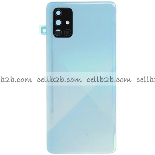 Tapa Trasera Samsung A71 A715 Azul Material Original CON LENTE