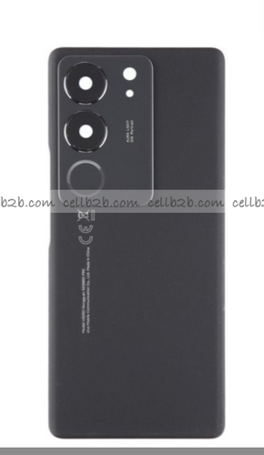 Tapa Trasera para VIVO V29 5G Negra CON LENTE