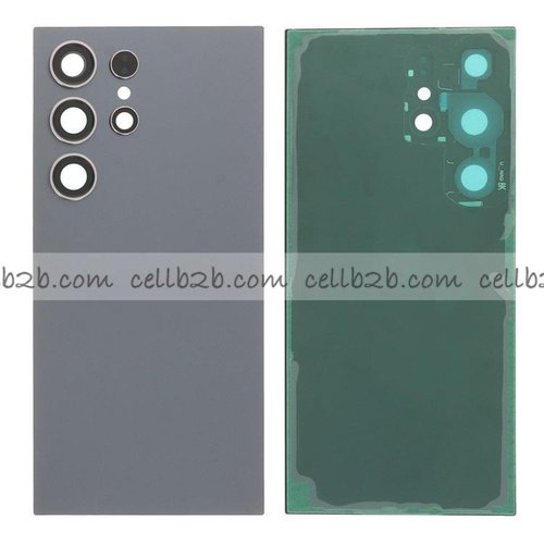 Tapa Trasera para Samsung S24 Ultra S928B Negra CON LENTE