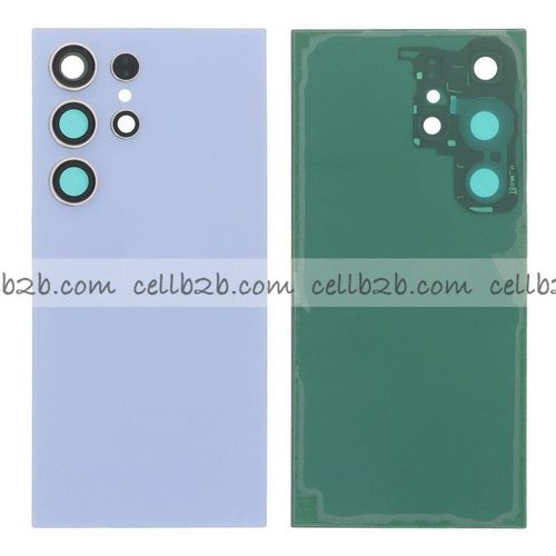 Tapa Trasera para Samsung S24 Ultra S928B Azul CON LENTE