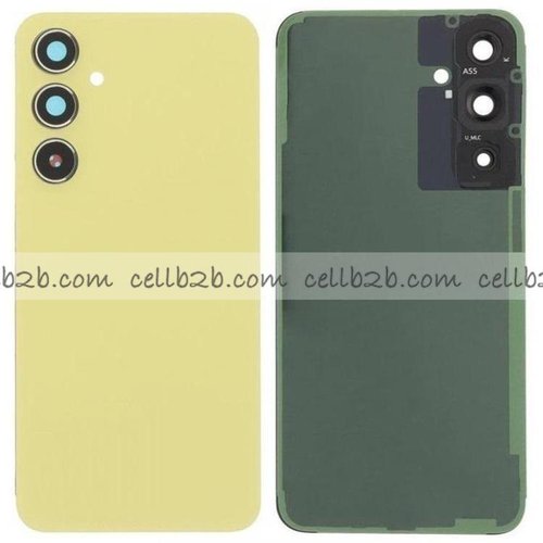 Tapa Trasera para Samsung A55 5G A556B Amarilla CON LENTE