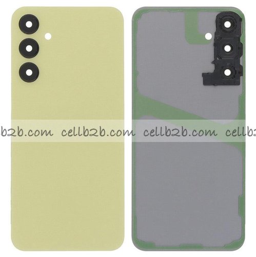 Tapa Trasera para Samsung A25 5G A256B Amarilla CON LENTE