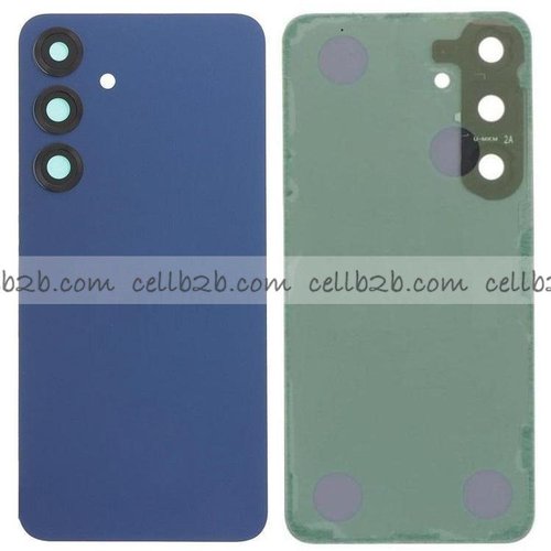 Tapa Trasera para Samsung S25 Plus 5G S936B Azul Marino CON LENTE