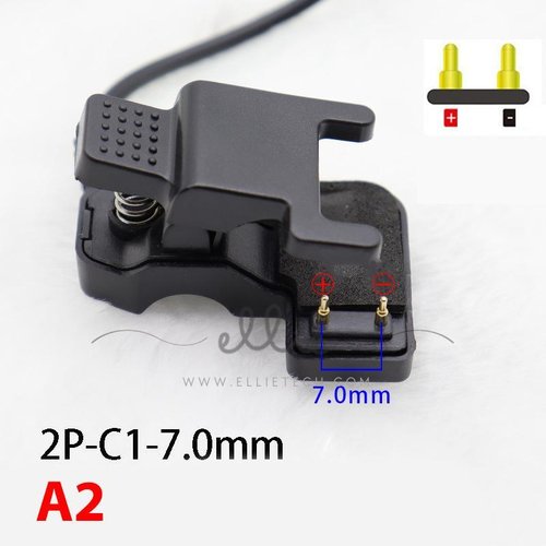 Cargador de Reloj Tipo Clip para Reloj 2 Pines 7.0mm