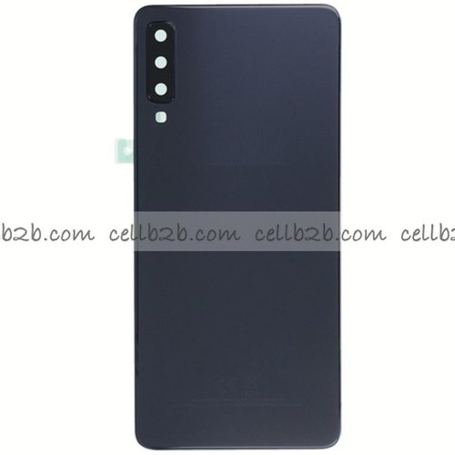 Tapa Trasera Samsung A7 2018 A750 Negra CON LENTE