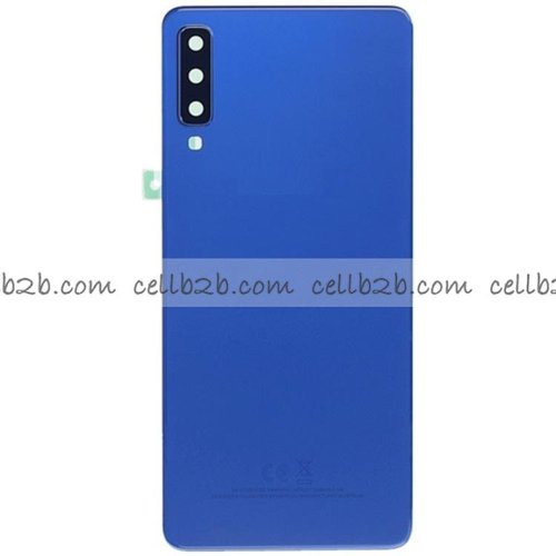 Tapa Trasera Samsung A7 2018 A750 Azul CON LENTE