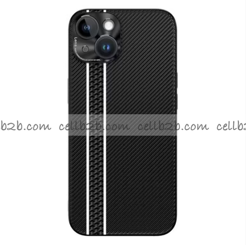 Funda Negra Con Empalme Fluorescente Para iPhone 14 Pro 6.1