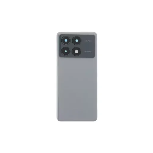 Tapa Trasera para Xiaomi Poco X6 Pro 5G Gris CON LENTE