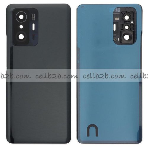 Tapa Trasera para Xiaomi Mi 11T 5G / 11T Pro 5G Negra CON LENTE