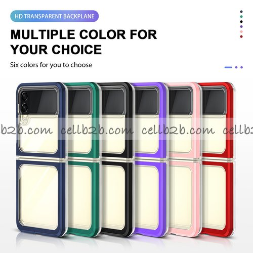 Funda con Borde Coloreado para Samsung Z Flip 5