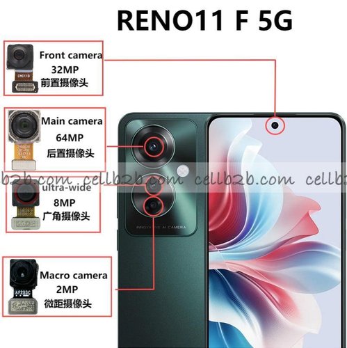 Cámara Frontal para OPPO Reno11 F 5G